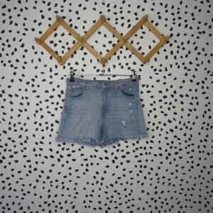 Art Class Light Wash Distressed Denim Cut Off Girls Jean Shorts